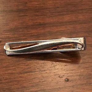 Swank Gold Tone Vintage Tie Clip
